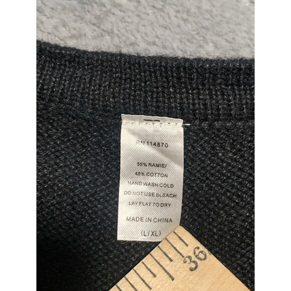 VINTAGE CHRISTMAS Sweater Vest Women's Large Holly Candy Cane Button Up Ornament - Picture 8 of 10